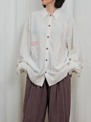 White Dionysus Washed Shirt