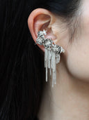 Paper Rose Ear Cuff