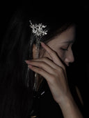 Frosted Blossom Hair Clip