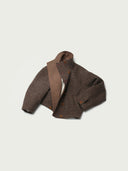 Brown Double-Breasted Coat