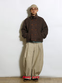 Brown Double-Breasted Coat