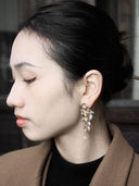 Golden Stamen Stud Earring - single