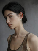 Silver Sea Shell Earrings