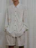 White Dionysus Washed Shirt