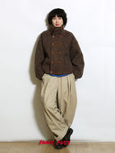 Brown Double-Breasted Coat
