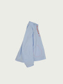 Blue Striped Pullover Shirt