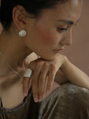 Silver Silken Feather Ring