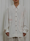 White Dionysus Washed Shirt