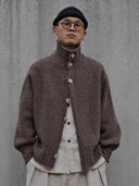 Brown Cheers Wool Cardigan