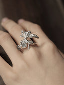 Moonlit Bud Ring