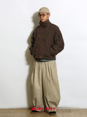Brown Double-Breasted Coat