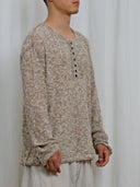 Coffee Relaxed Henley Top