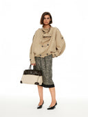 Double-Breasted Napoleon Trench Coat