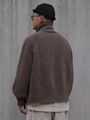 Brown Cheers Wool Cardigan