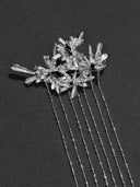 Frosted Blossom Hair Clip