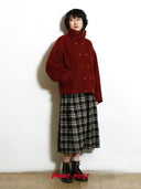 Red Double-Breasted Coat