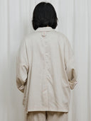 Beige Relaxed Blazer