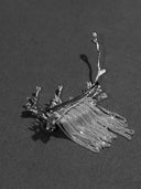 Snowfall on Branches Hair Clip