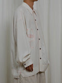 White Dionysus Washed Shirt