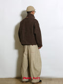Brown Double-Breasted Coat