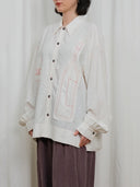 White Dionysus Washed Shirt