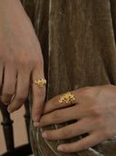 Gold Peacock Tail Ring