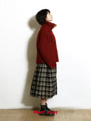 Red Double-Breasted Coat