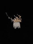 Snowfall on Branches Hair Clip