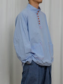 Blue Striped Pullover Shirt
