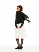 Silk-Blend Draped Top Set