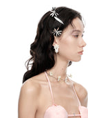 Silver Daisy Hair Clip