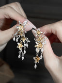 Golden Stamen Stud Earring - single