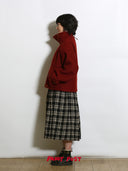Red Double-Breasted Coat