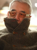 Brown Double-Breasted Coat