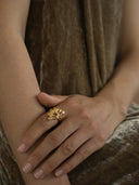 Gold Peacock Tail Ring