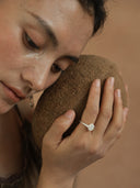 Silver Moonstone Ring