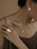 Silver Silken Feather Ring