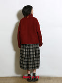 Red Double-Breasted Coat