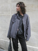 Dark Grey Autumn Whisper Jacket