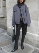 Dark Grey Autumn Whisper Jacket