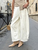White Tea Balloon Pants
