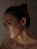 prestashop:1:1001:22480 | Black silver texture earrings