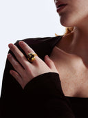 prestashop:1:1050:4737 | Gold shell agate ring