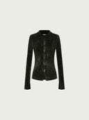 prestashop:1:1658:5459 | Dark green chenille fit shirt