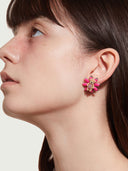 prestashop:1:1914:15047 | Pink enamel daisy bear earrings