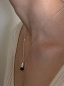 prestashop:1:1941:17587 | Black bell silver necklace
