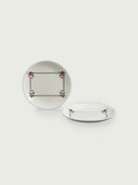 prestashop:1:2032:6727 | White crane and peach plate（set-2pcs）