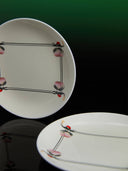 prestashop:1:2032:6728 | White crane and peach plate（set-2pcs）