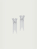 prestashop:1:2041:15707 | Silver tassel butterfly earrings
