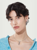 prestashop:1:2041:15710 | Silver tassel butterfly earrings